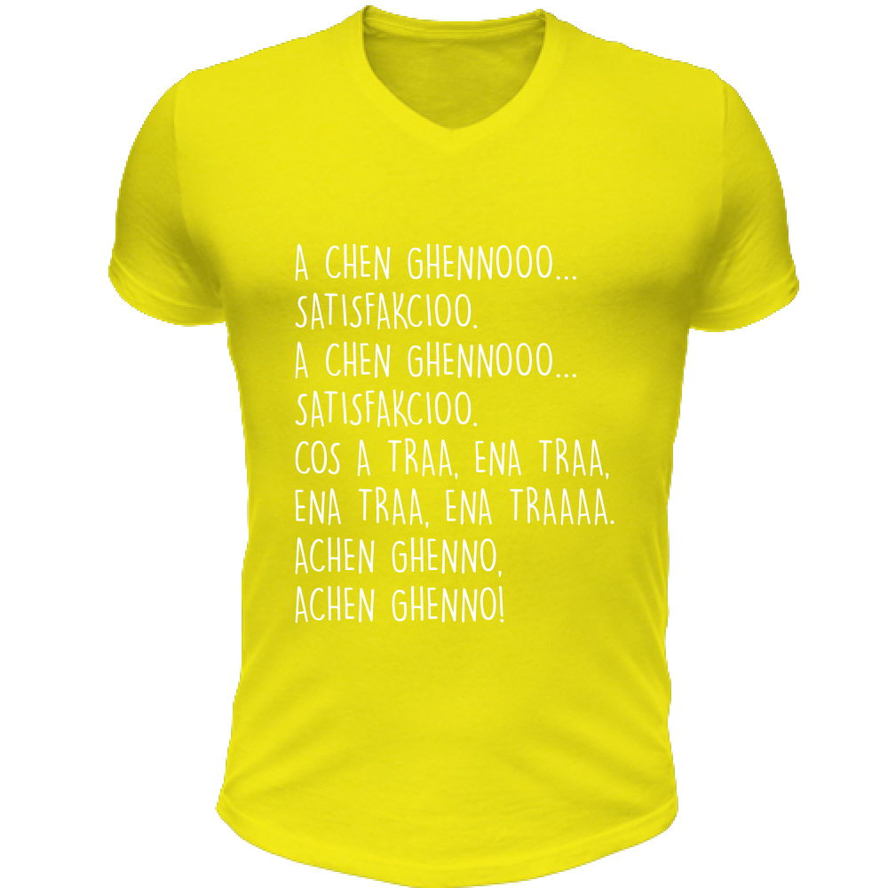 T-Shirt Unisex Scollo V Satisfakcioo