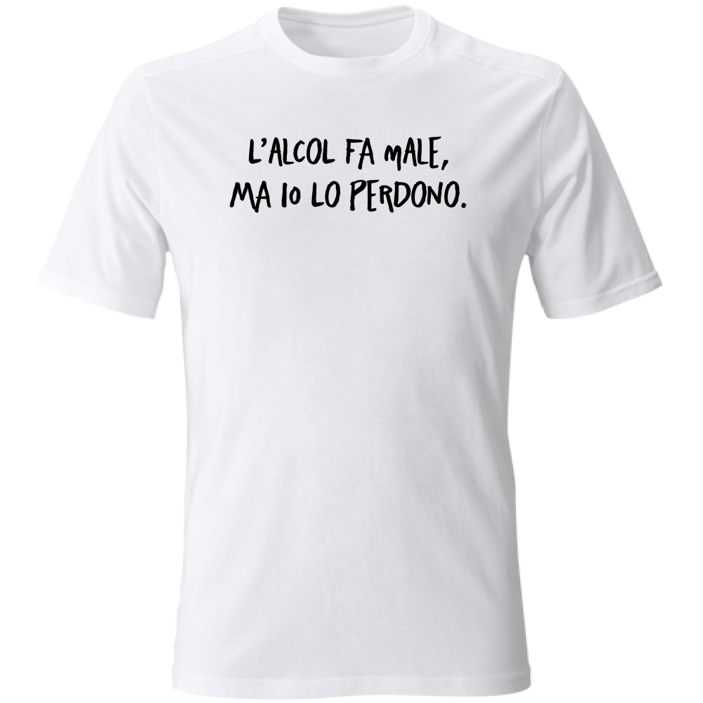 T-Shirt Unisex Io lo perdono - Scritte Divertenti - Chiara