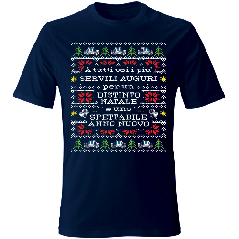 T-Shirt Unisex Servili Auguri Natale