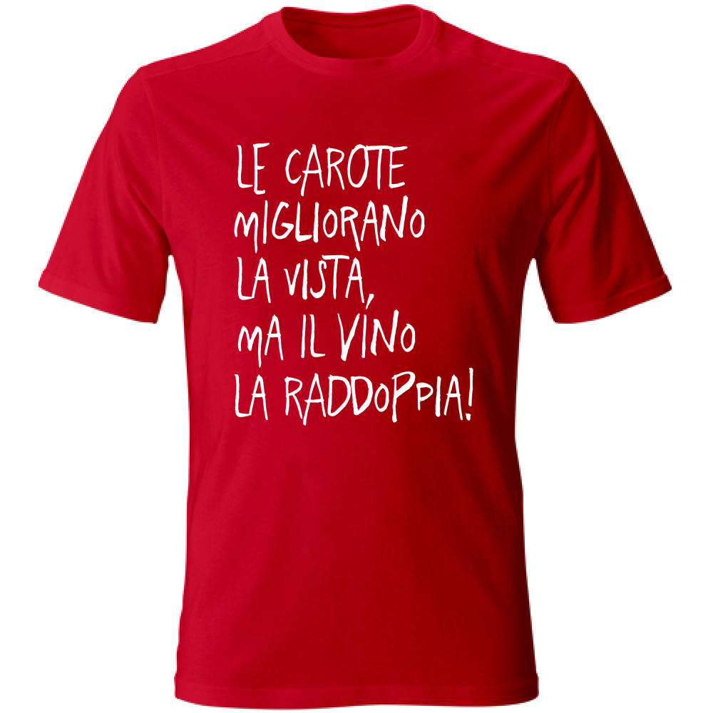 T-Shirt Unisex Le carote - Scritte Divertenti