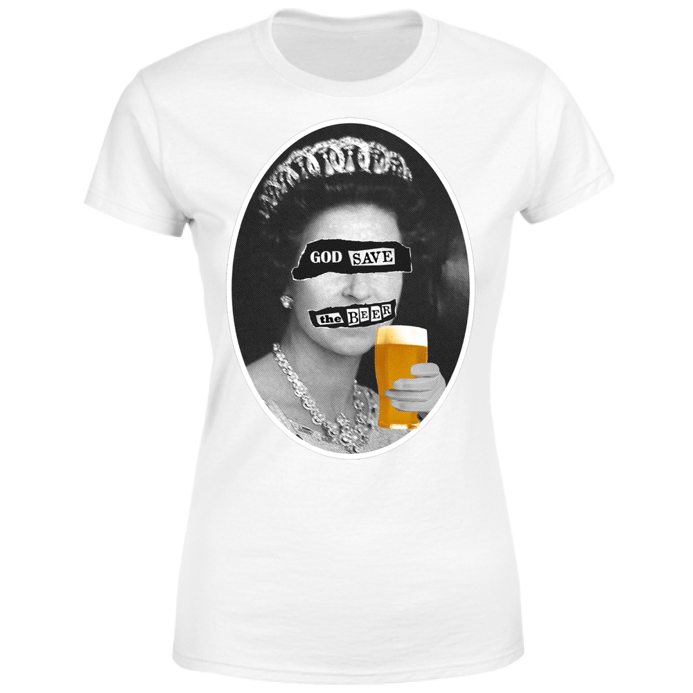T-Shirt Donna God save the beer