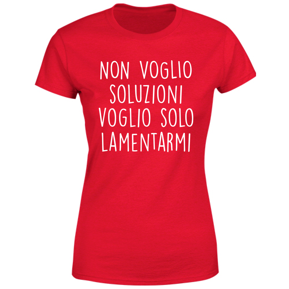 T-Shirt Donna Soluzioni - Scritte Divertenti