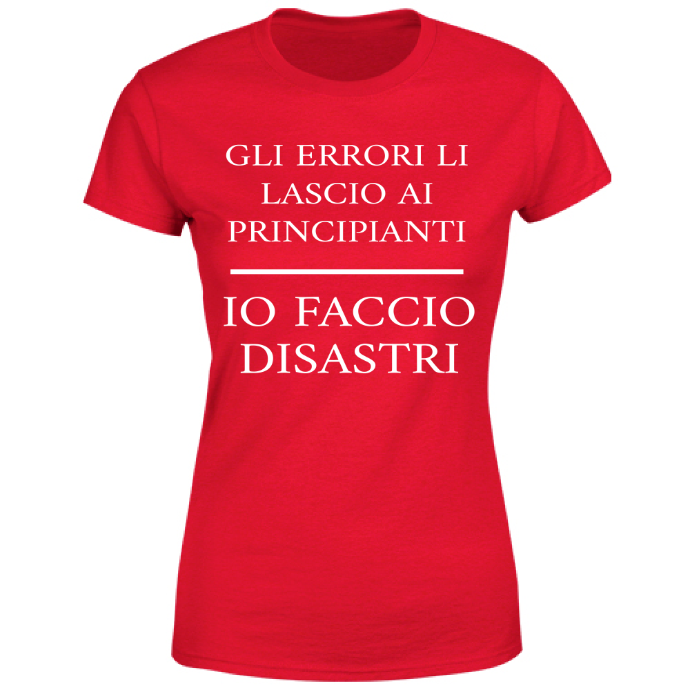 T-Shirt Donna Errori Disastri