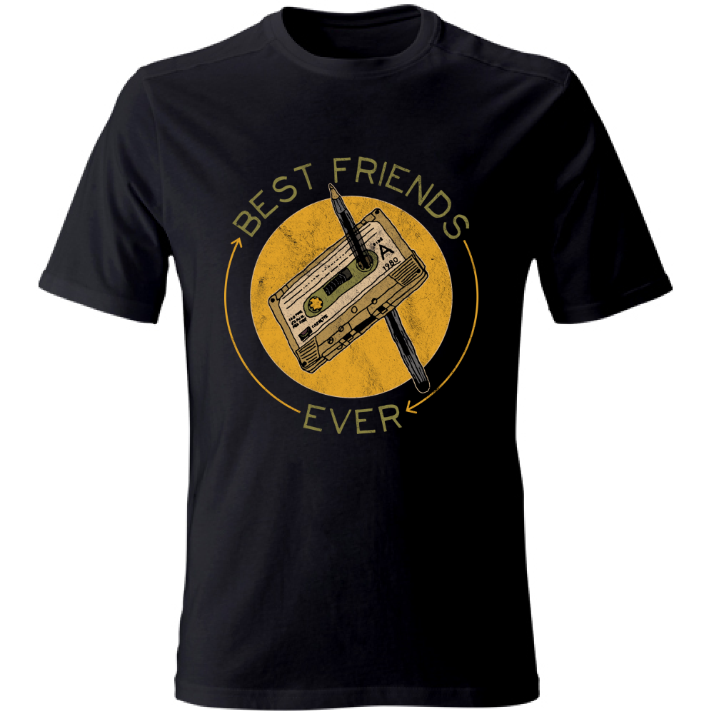 T-Shirt Unisex Large Best Friends