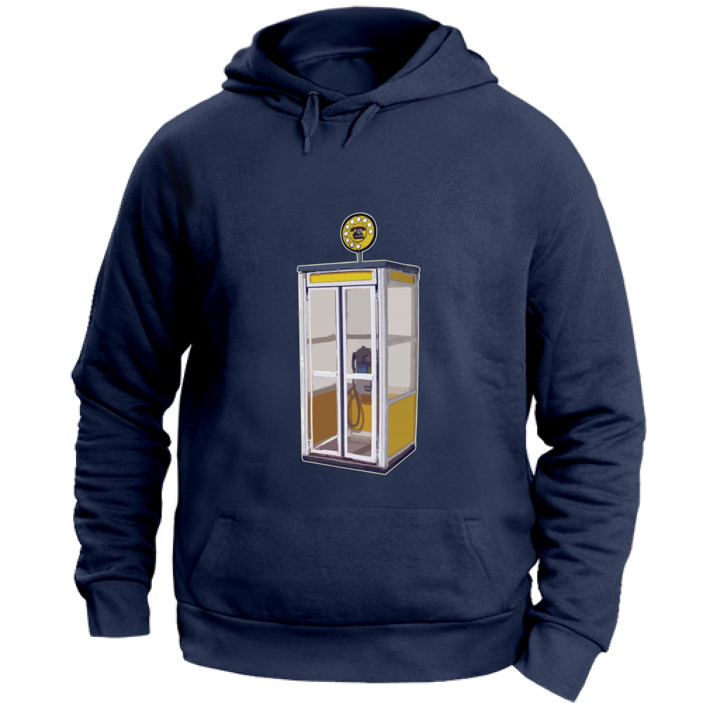Felpa Unisex con Cappuccio Cabina telefonica