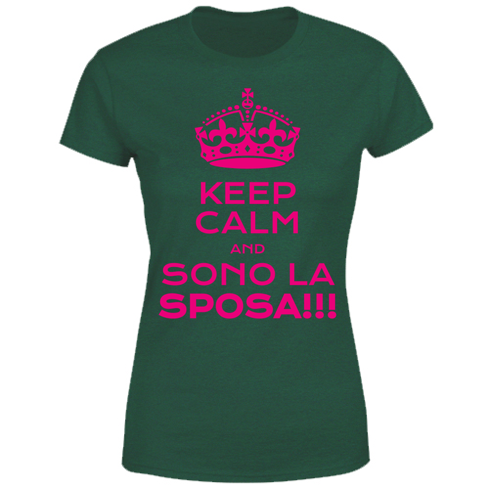 T-Shirt Donna Maglietta - Addio al Nubilato - KC sposa - scura