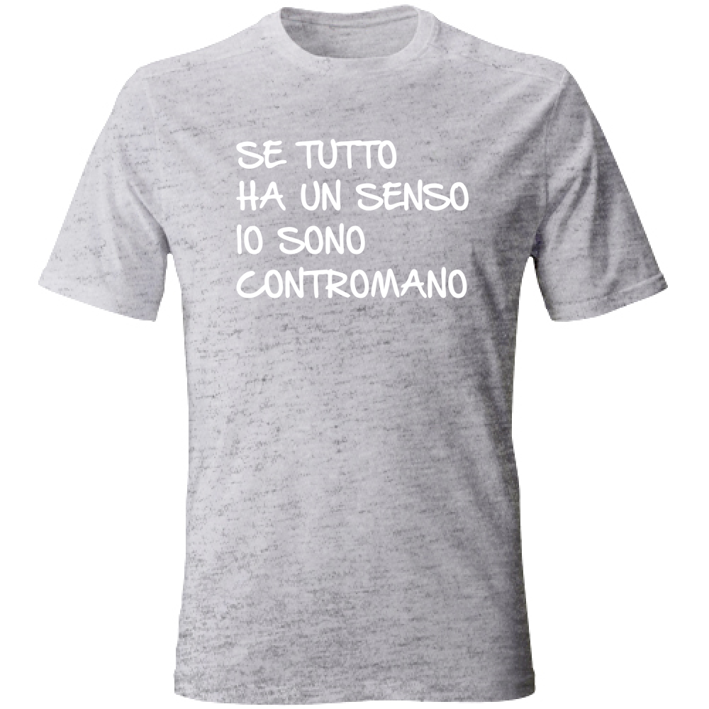 T-Shirt Unisex Contromano - Scritte Divertenti