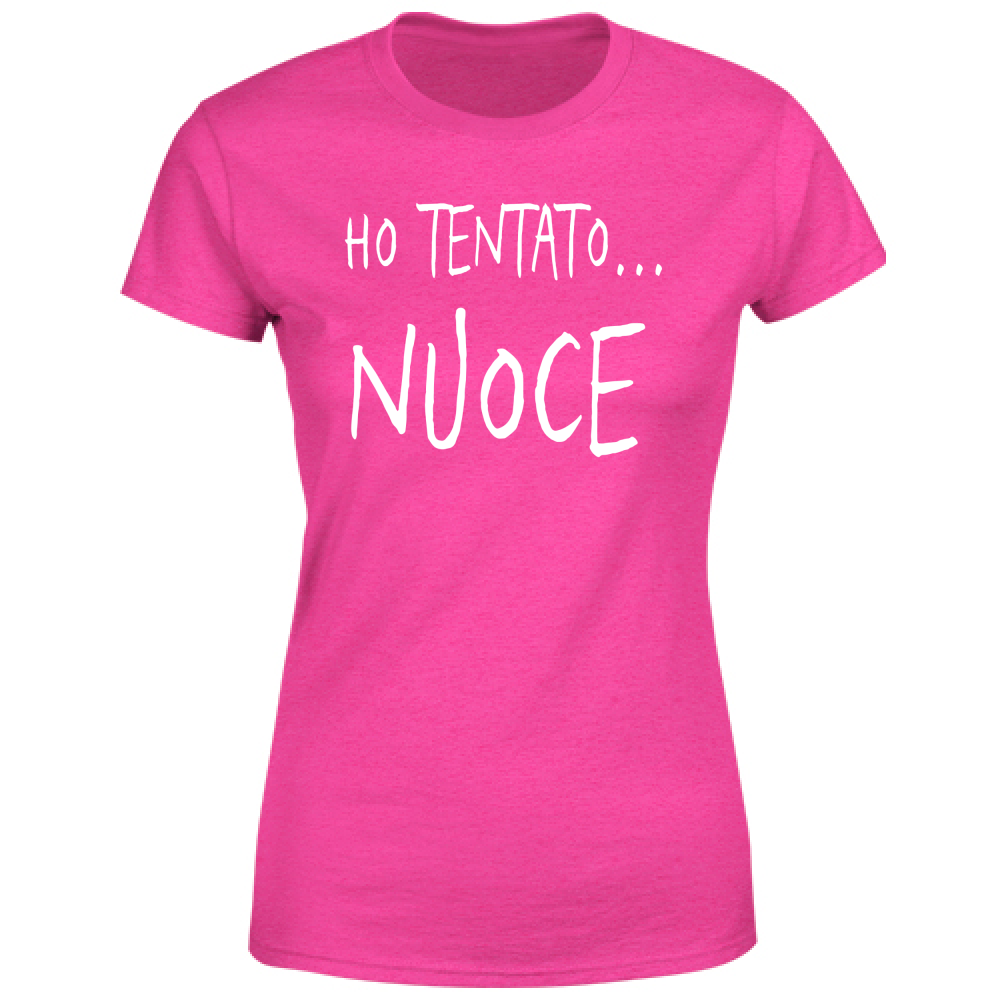 T-Shirt Donna Ho tentato - Scritte Divertenti