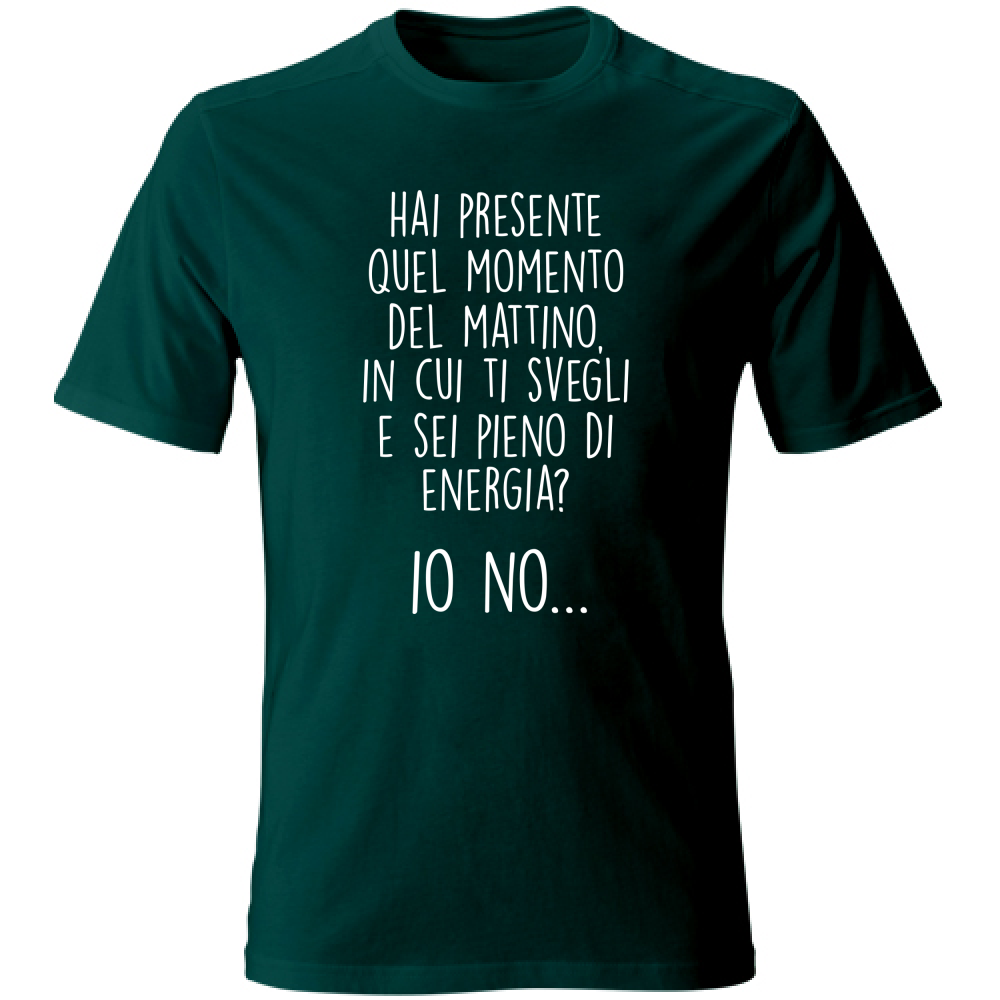 T-Shirt Unisex Pieno di energia - Scritte Divertenti