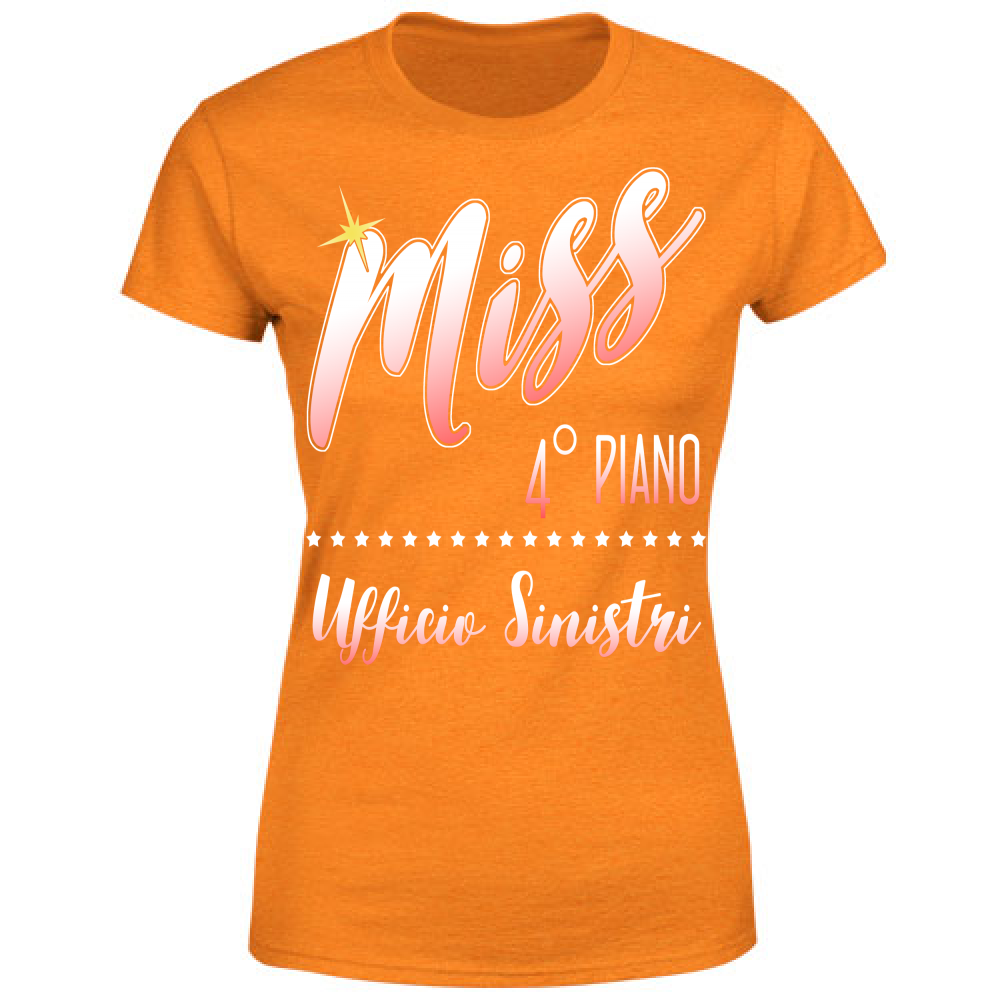 T-Shirt Donna Miss 4° piano