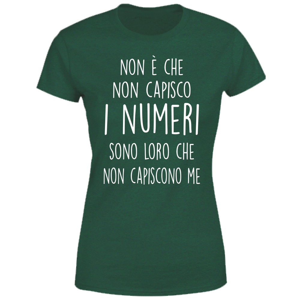 T-Shirt Donna Non capiscono me - Scritte Divertenti