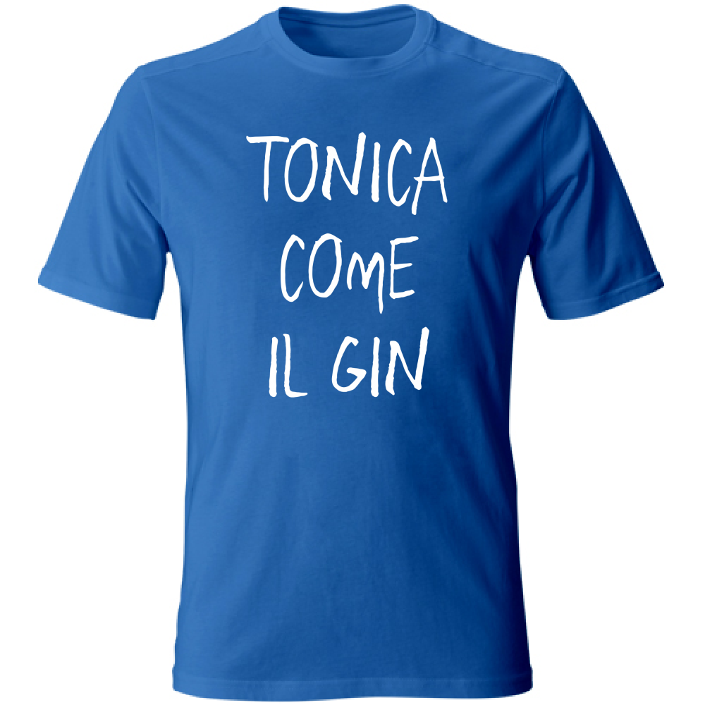 T-Shirt Unisex Large Tonica - Scritte Divertenti