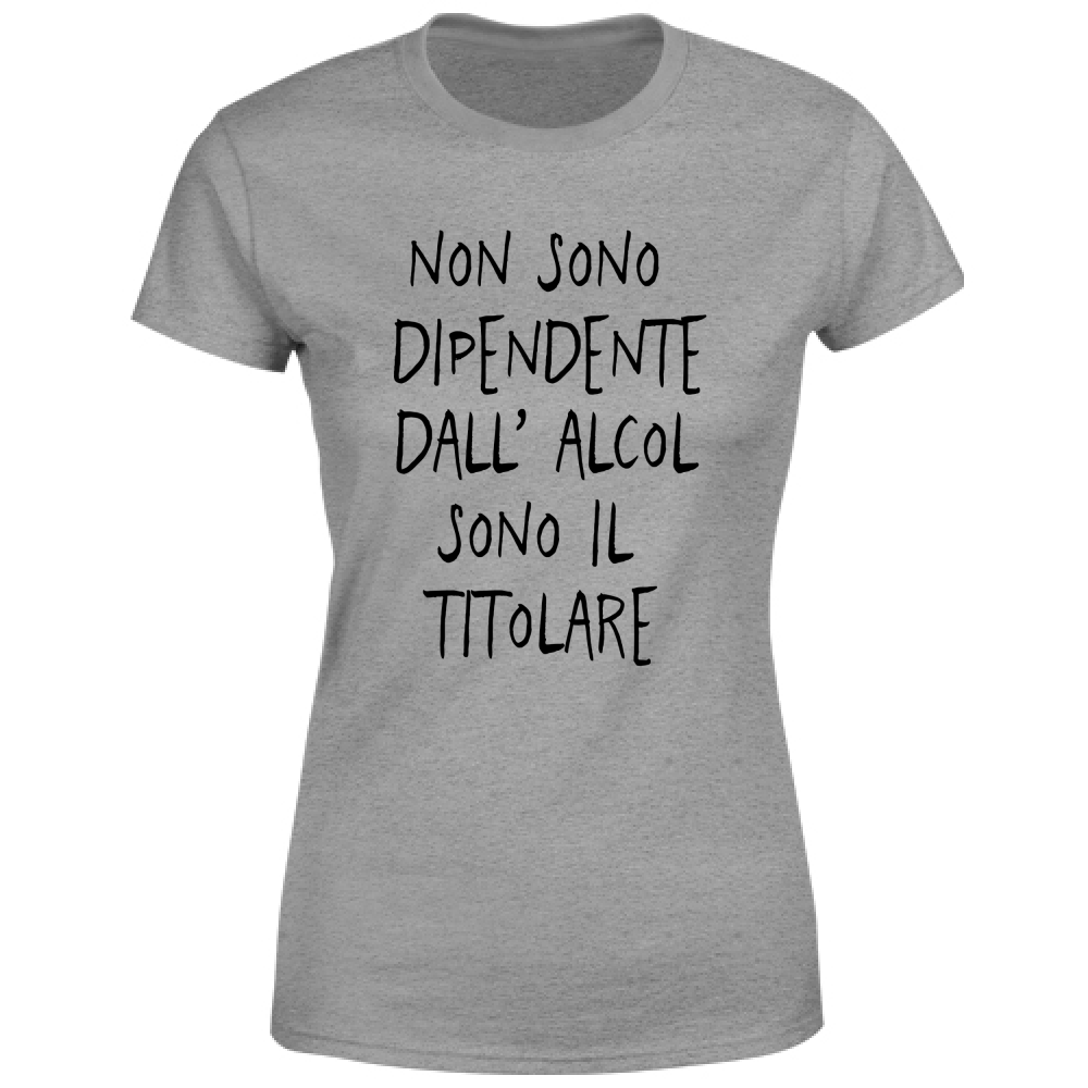 T-Shirt Donna Il titolare - Scritte Divertenti - Chiara