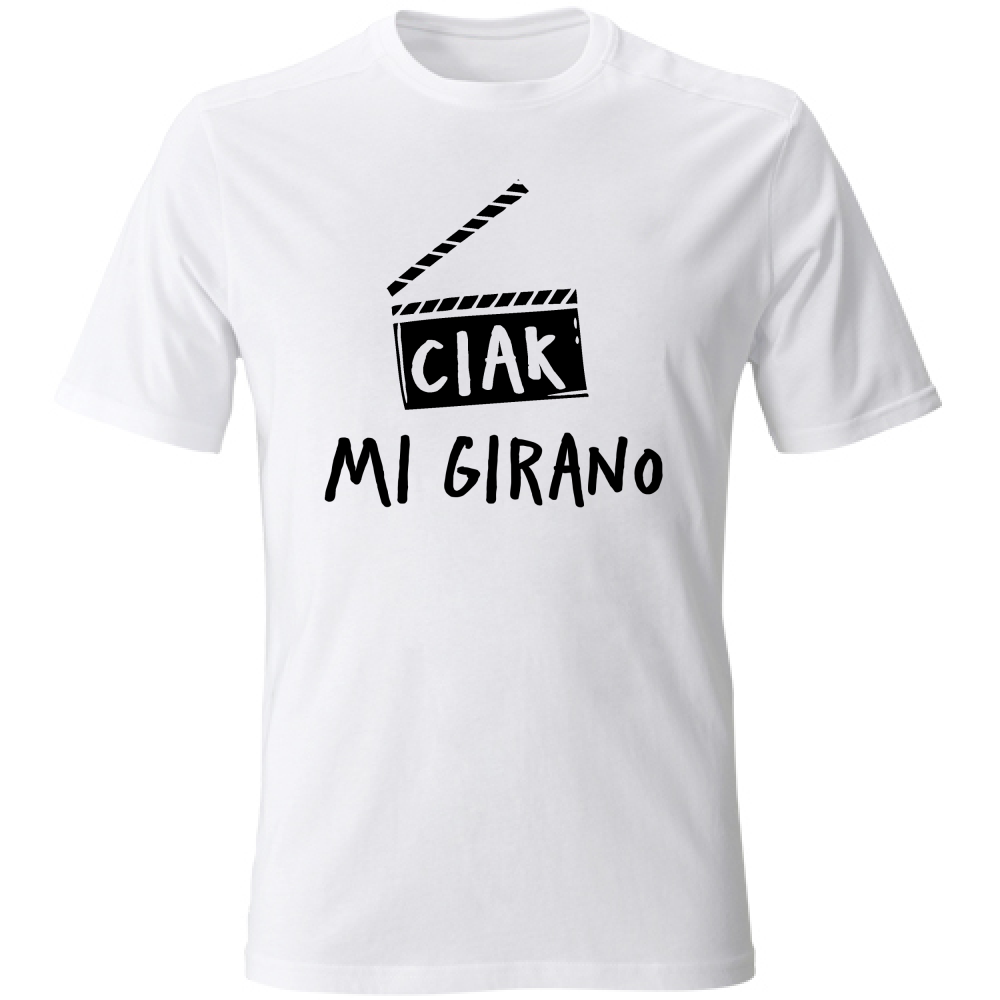 T-Shirt Unisex Ciak - Scritte Divertenti - Chiara