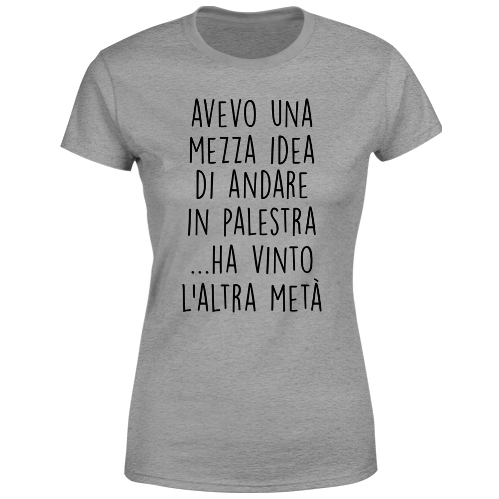 T-Shirt Donna Mezza idea - Scritte Divertenti - Chiara