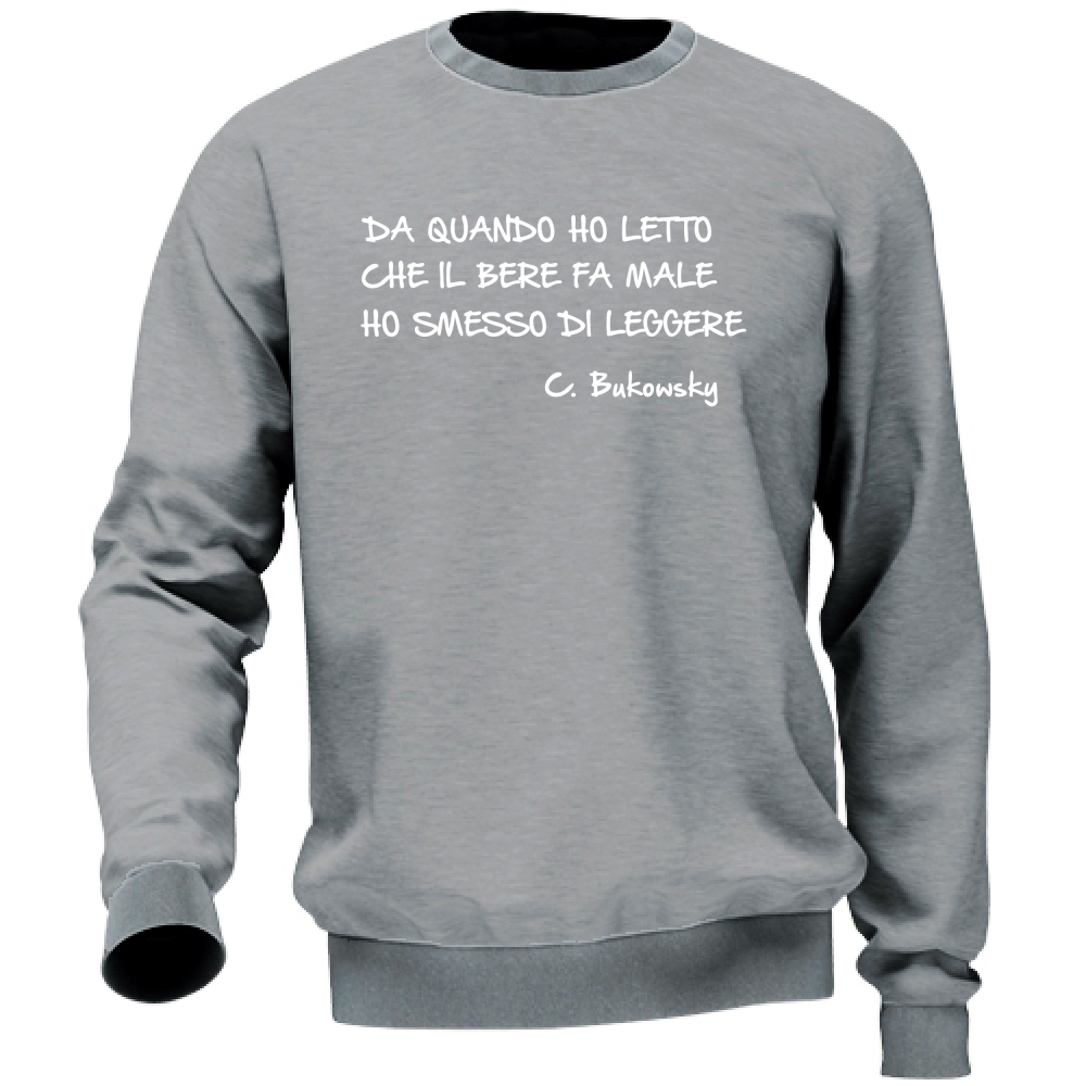 Felpa Unisex Ho smesso di leggere - Scritte Divertenti