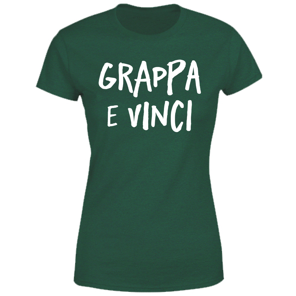 T-Shirt Donna ...e vinci - Scritte Divertenti