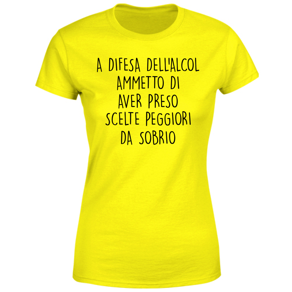 T-Shirt Donna Scelte - Scritte Divertenti - Chiara