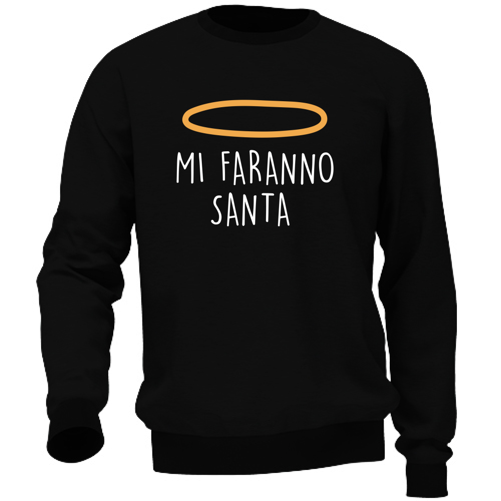 Felpa Unisex Mi faranno santa - Scritte Divertenti