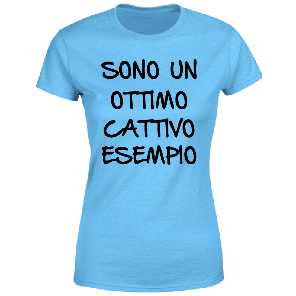 T-Shirt Donna Esempio - Scritte Divertenti - Chiara