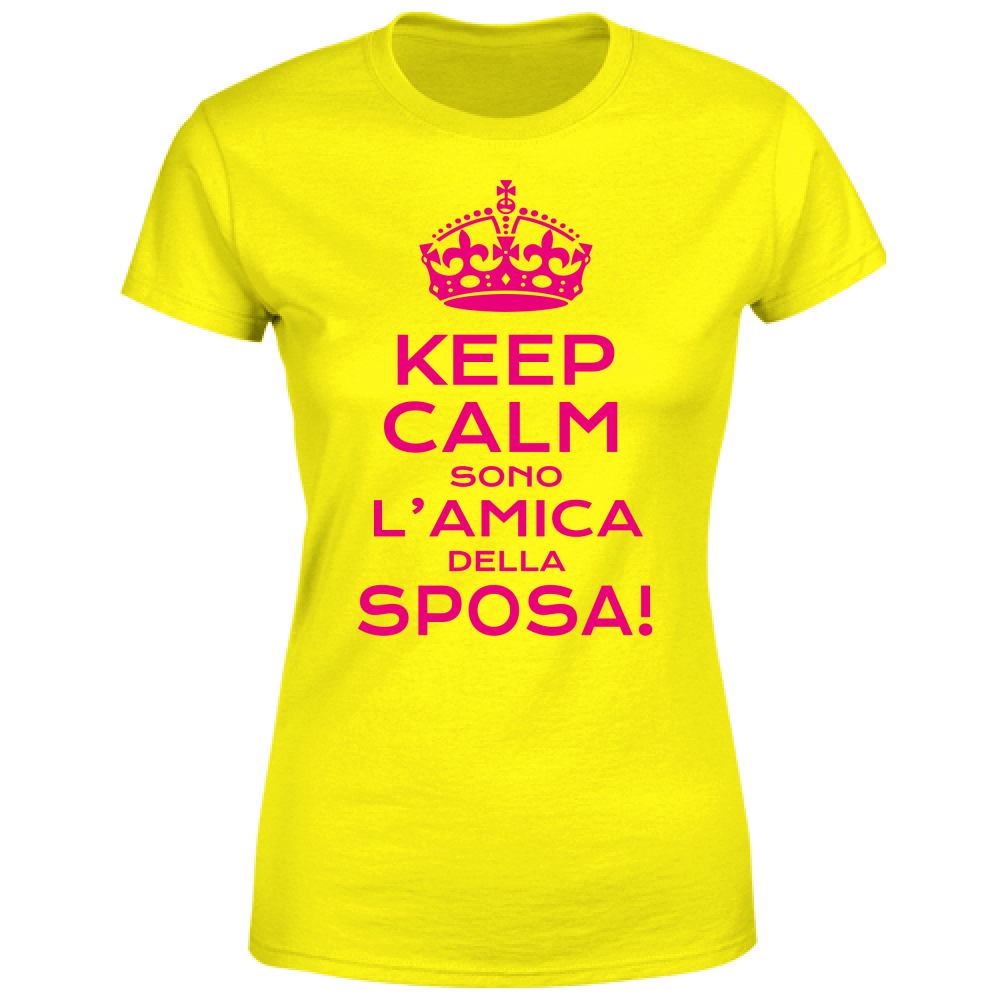 T-Shirt Donna Maglietta - Addio al Nubilato - KC amica - chiara