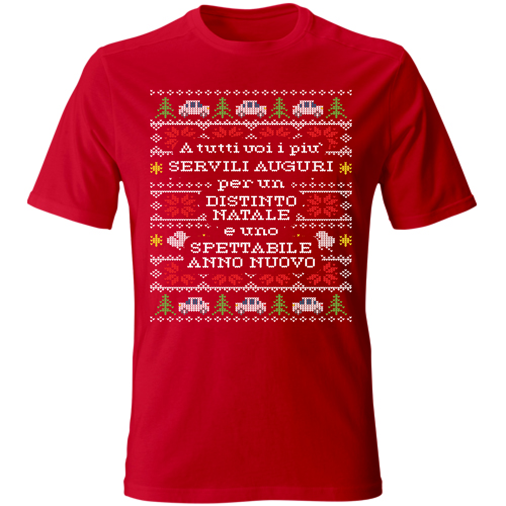 T-Shirt Unisex Servili Auguri Natale