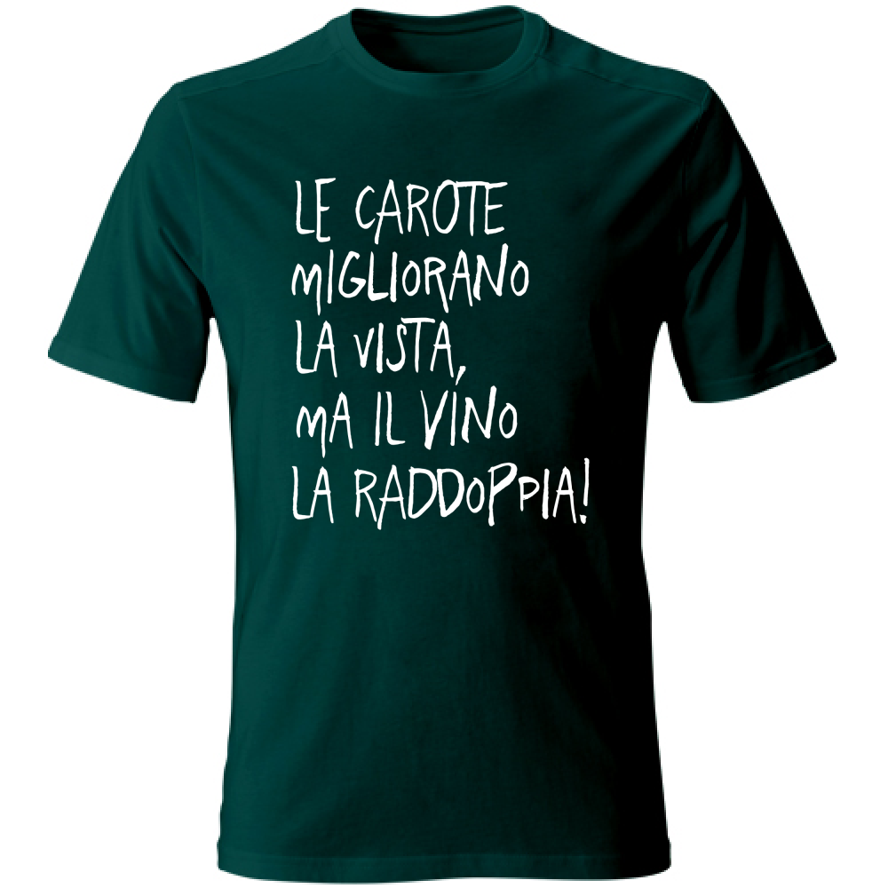 T-Shirt Unisex Le carote - Scritte Divertenti