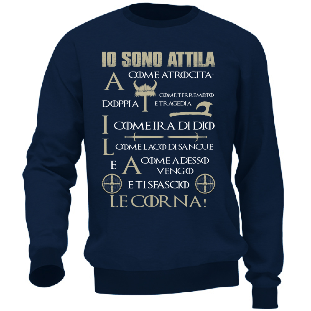 Felpa Unisex Sono Attila