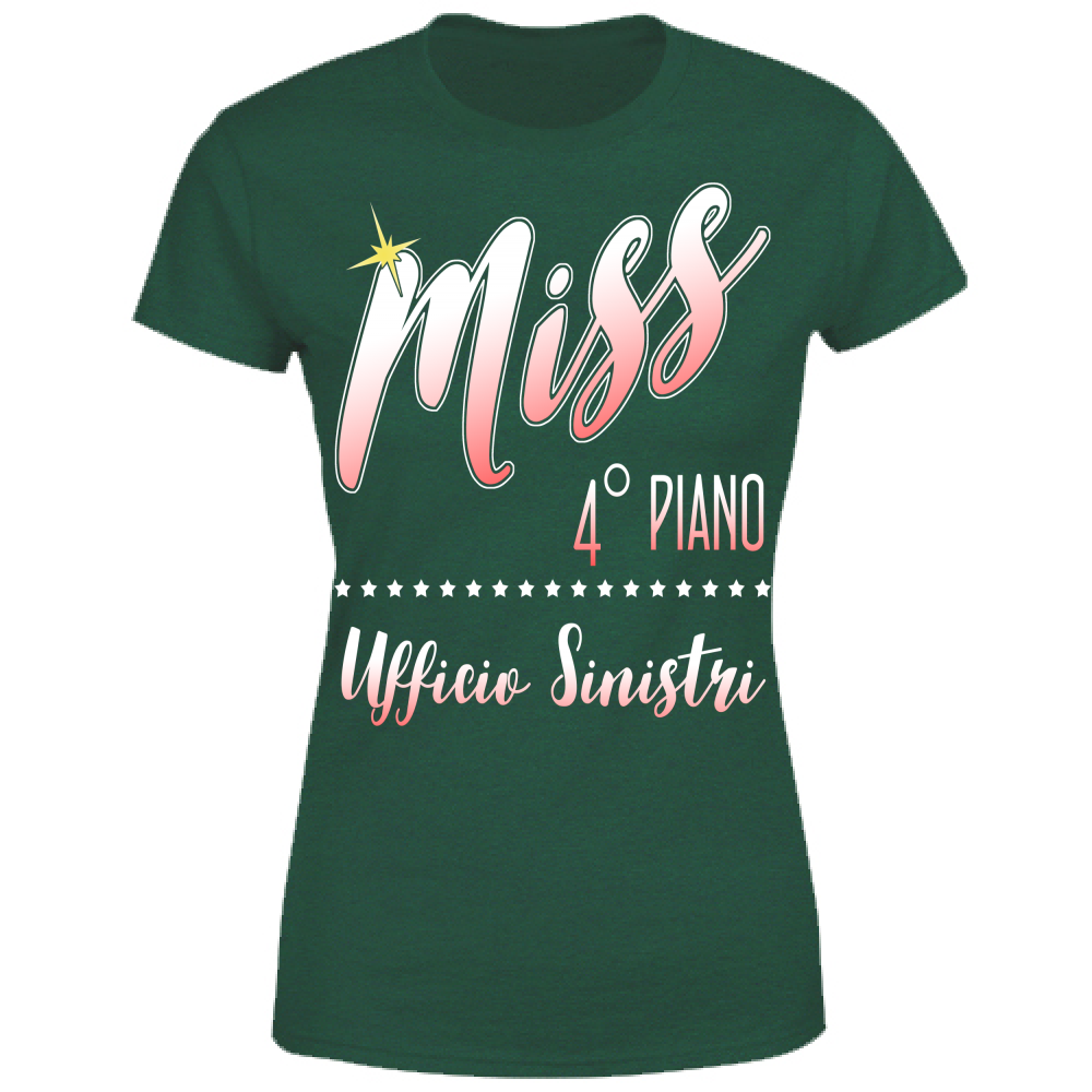 T-Shirt Donna Miss 4° piano