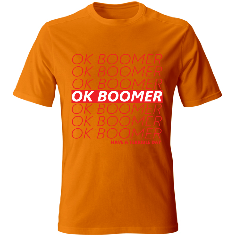 T-Shirt Unisex Ok Boomer Maglietta