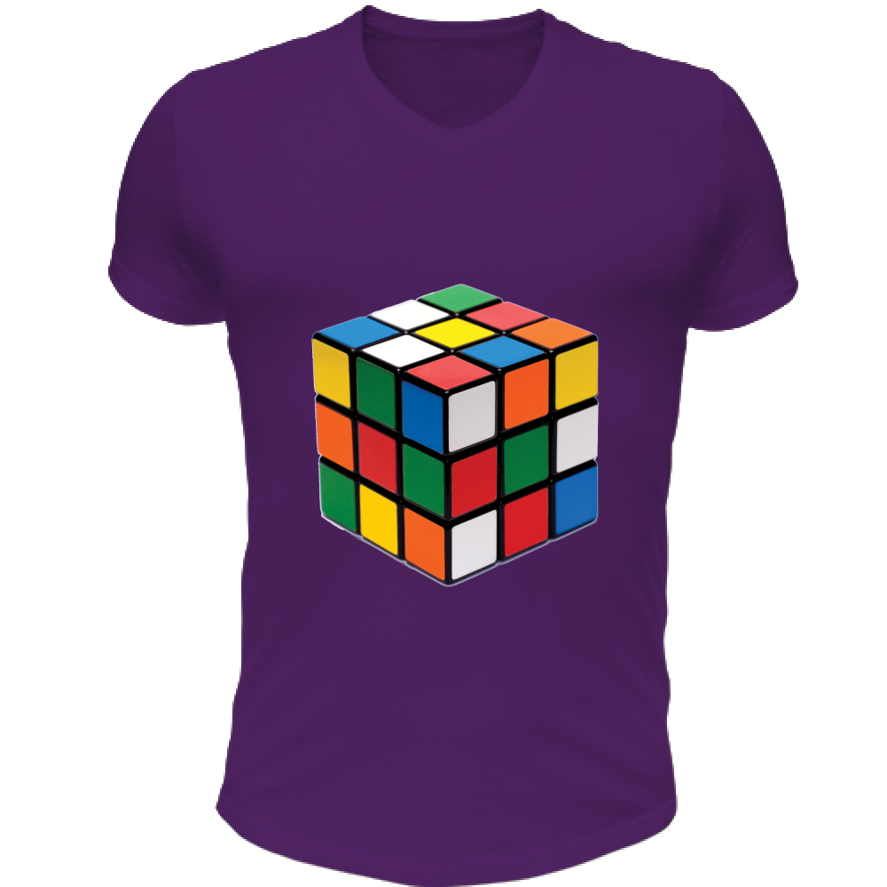 T-Shirt Unisex Scollo V Rubik t-shirt