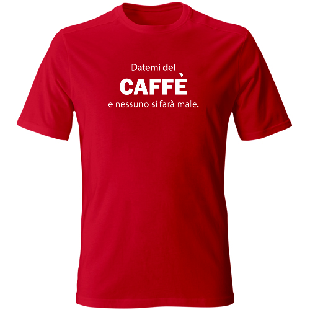 T-Shirt Unisex Large Datemi del caffè