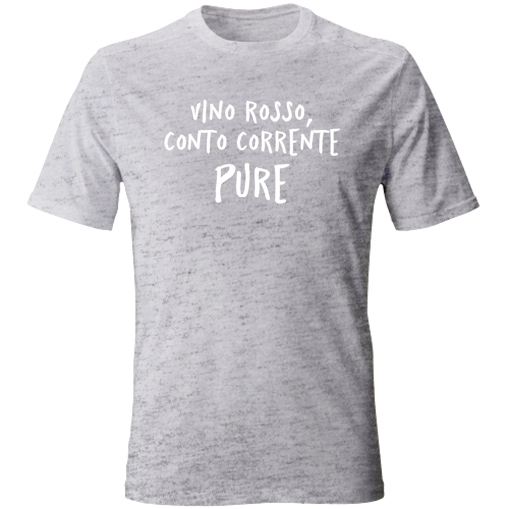 T-Shirt Unisex Conto corrente - Scritte Divertenti