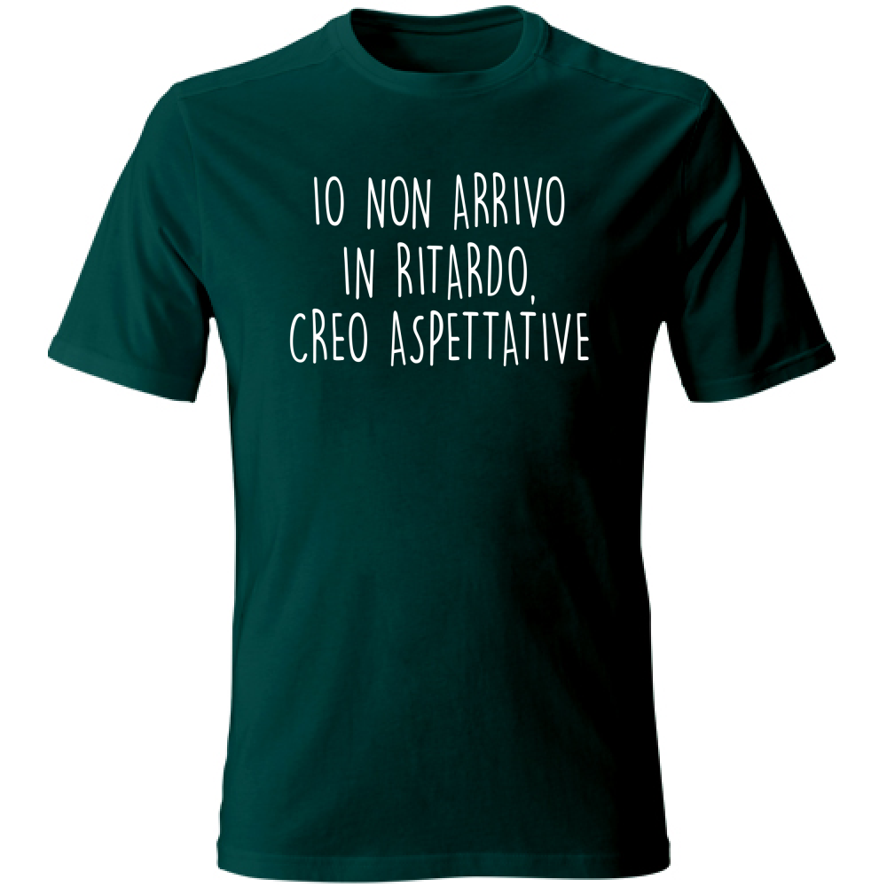 T-Shirt Unisex Aspettative - Scritte Divertenti