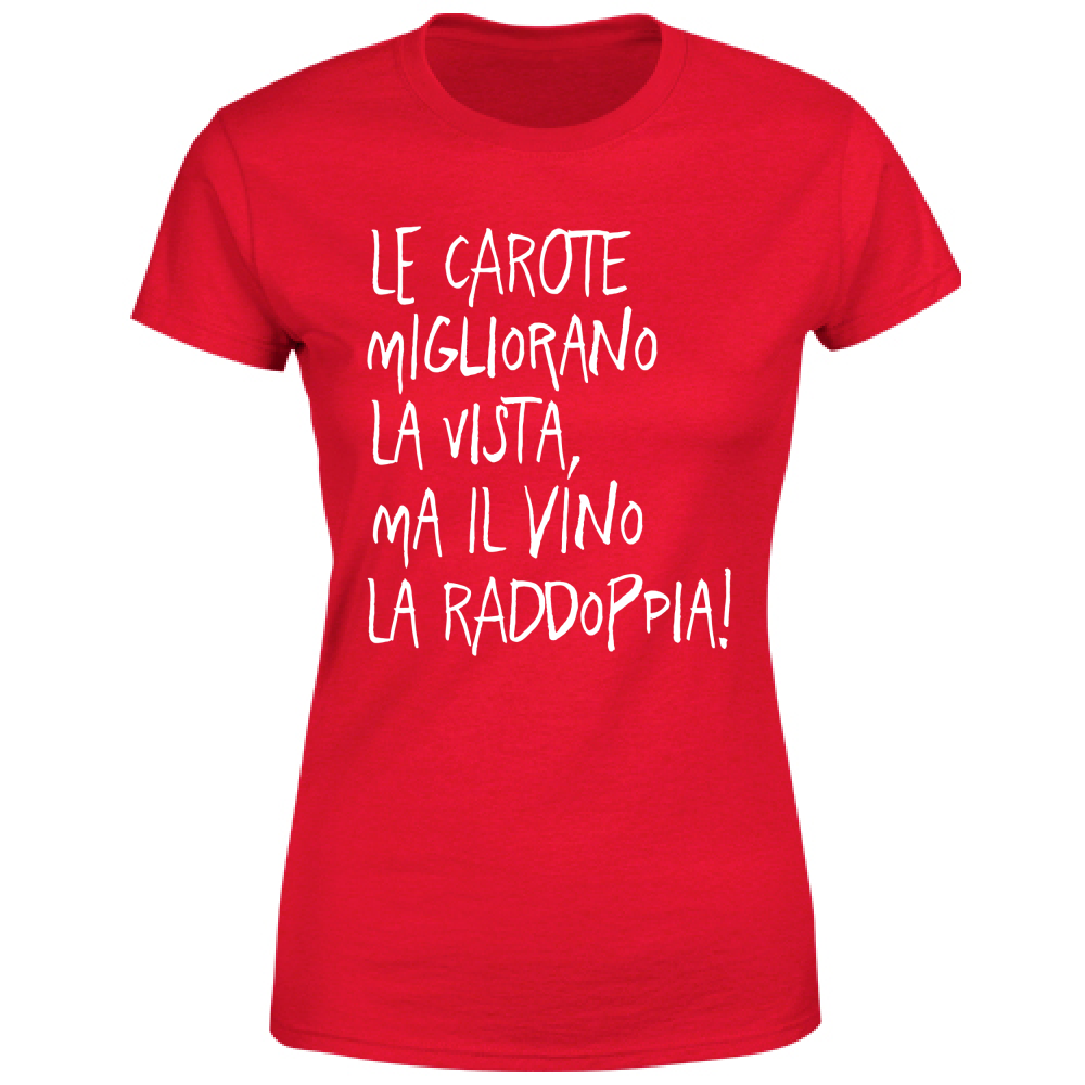 T-Shirt Donna Le carote - Scritte Divertenti