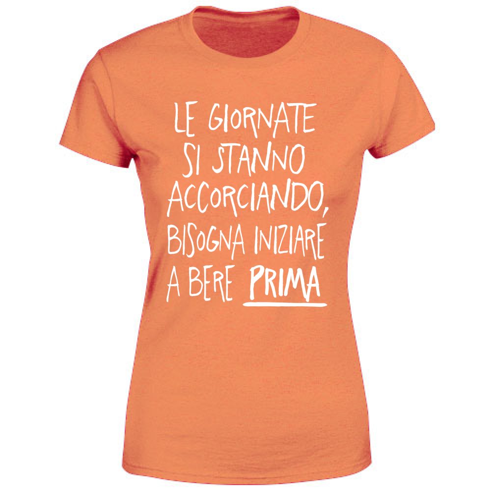 T-Shirt Donna Giornate corte - Scritte Divertenti