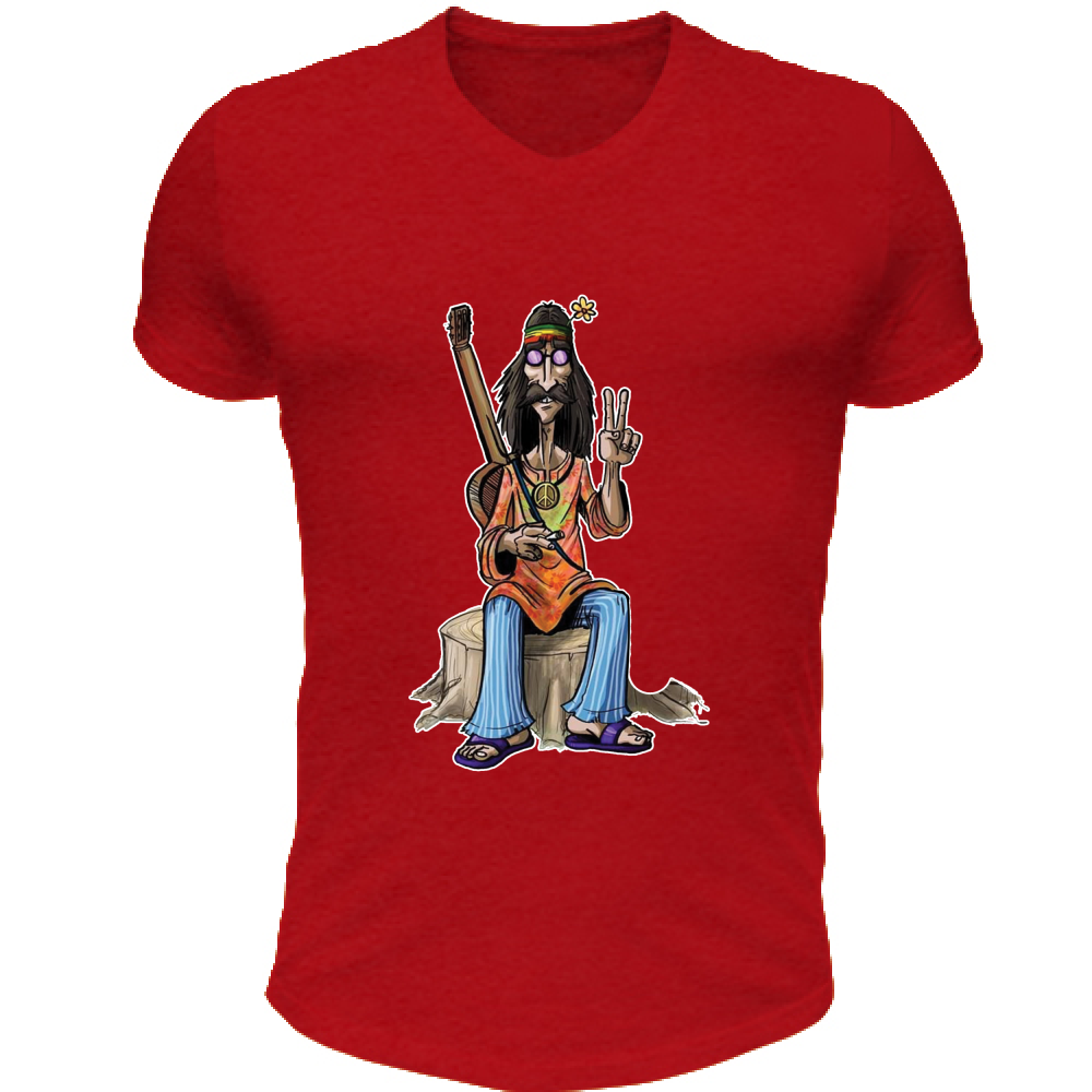 T-Shirt Unisex Scollo V Hippie
