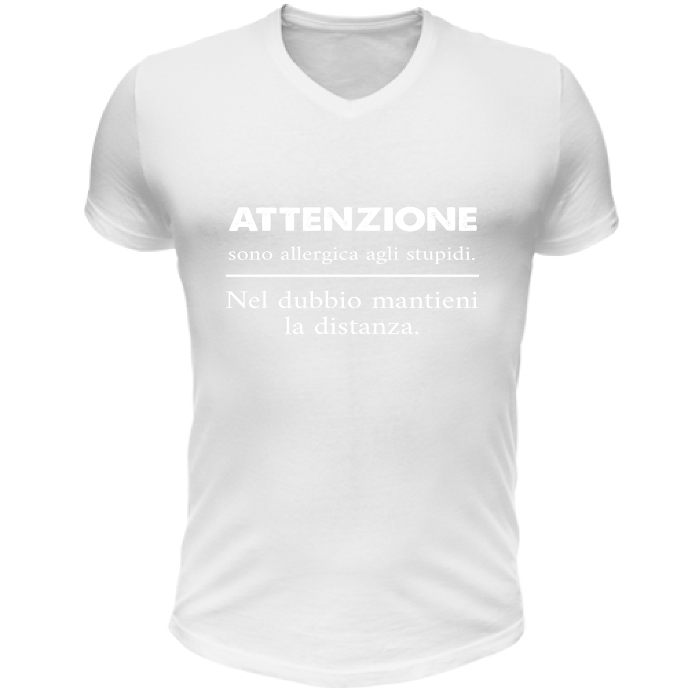 T-Shirt Unisex Scollo V Nel dubbio