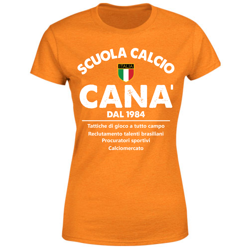 T-Shirt Donna Canà scuola calcio