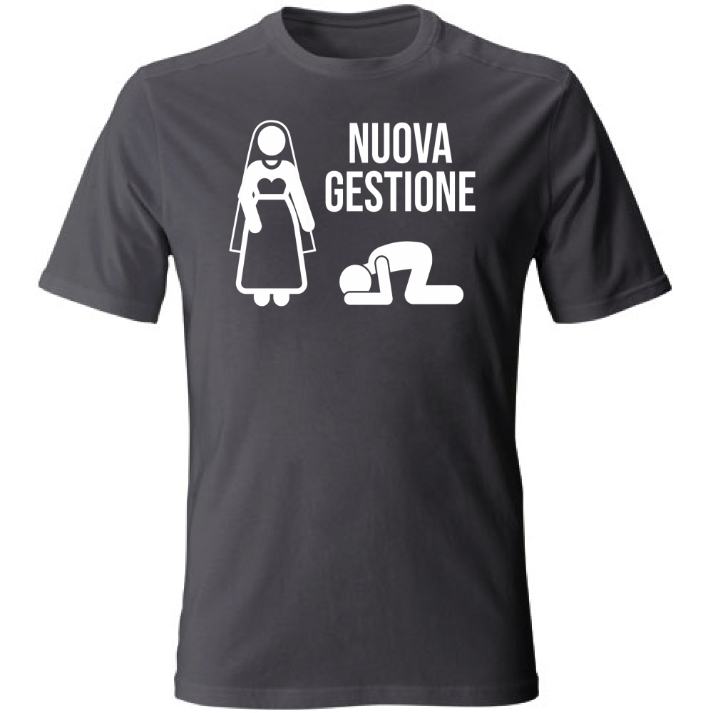 T-Shirt Unisex Large Maglietta - Addio al Celibato - Nuova Gestione - s