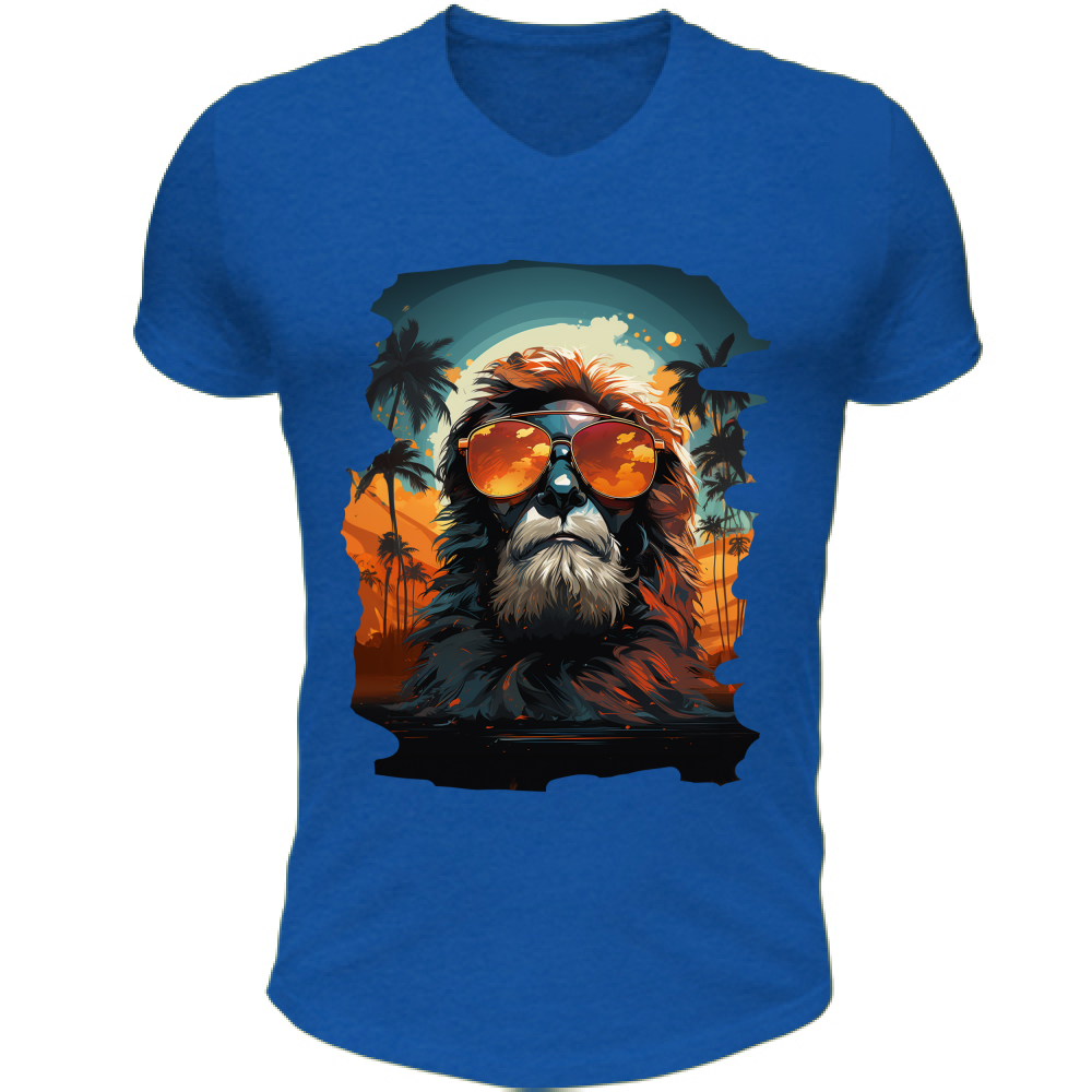 T-Shirt Unisex Scollo V Lion from Miami