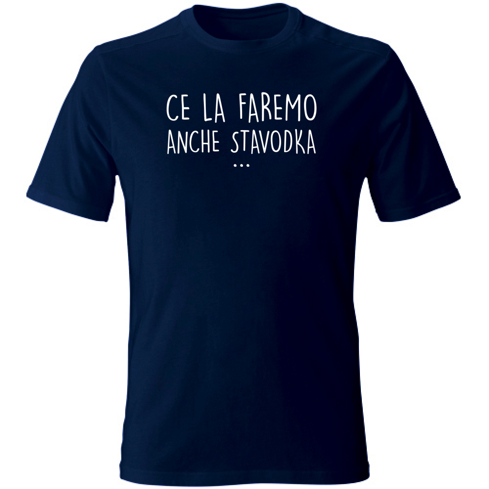 T-Shirt Unisex Large Ce la faremo - Scritte Divertenti