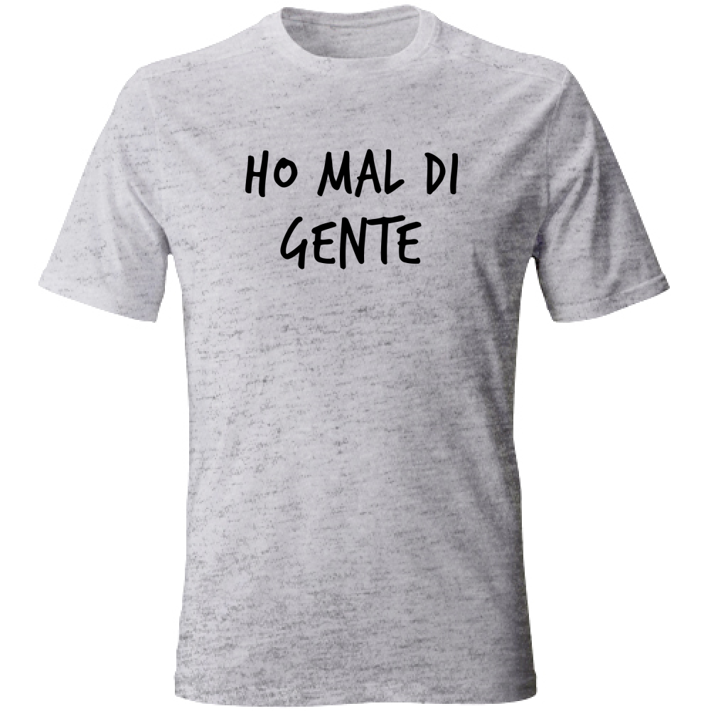 T-Shirt Unisex Gente - Scritte Divertenti - Chiara