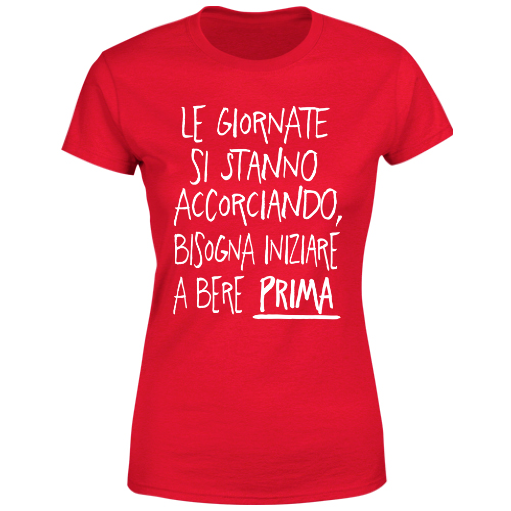 T-Shirt Donna Giornate corte - Scritte Divertenti