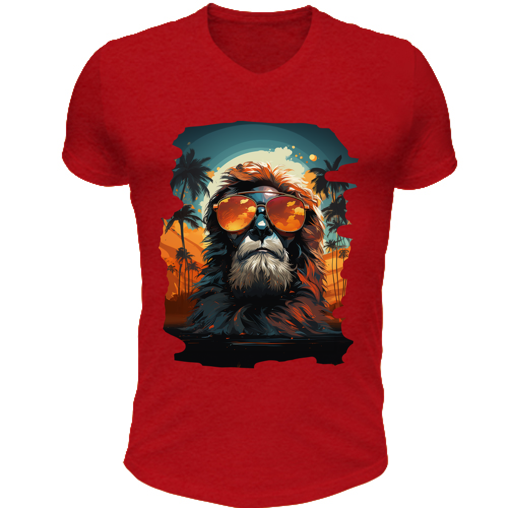 T-Shirt Unisex Scollo V Lion from Miami