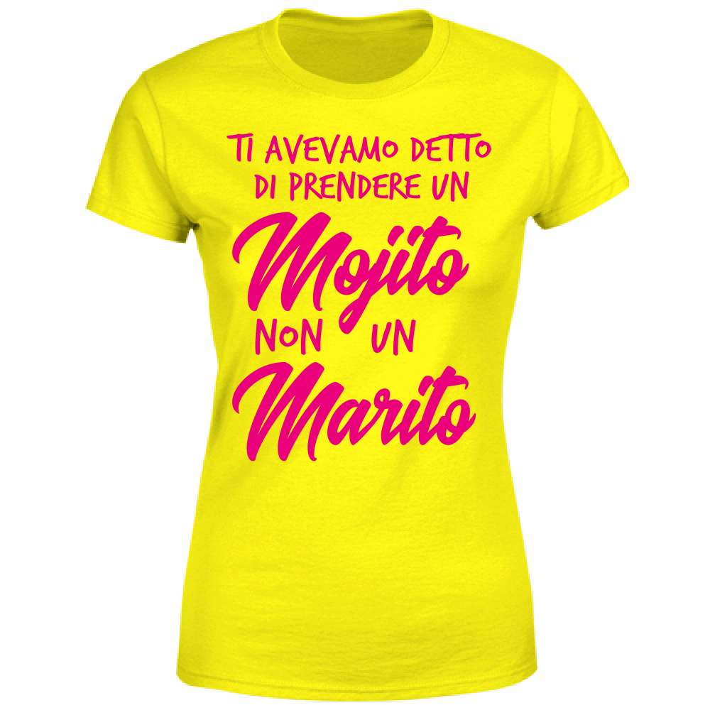 T-Shirt Donna Maglietta - Addio al Nubilato - Mojito - chiara