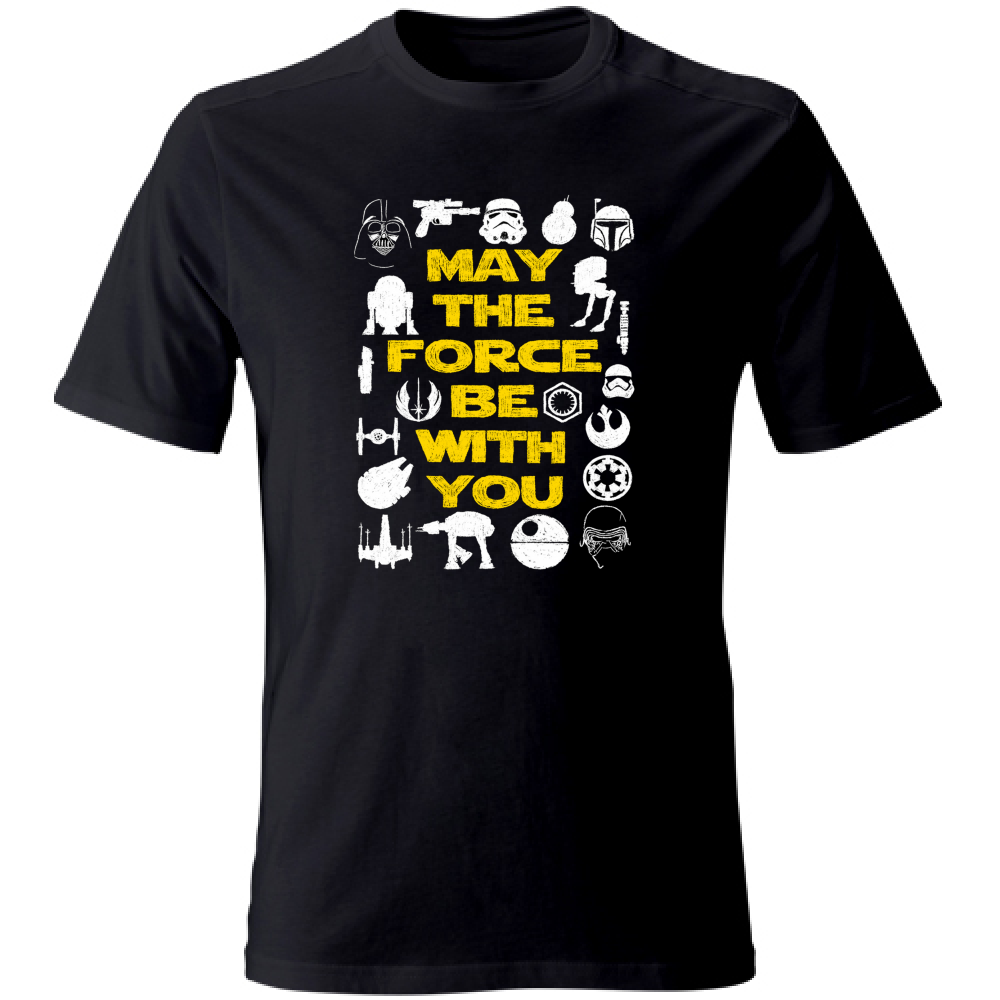 T-Shirt Unisex Large Maglietta The Force