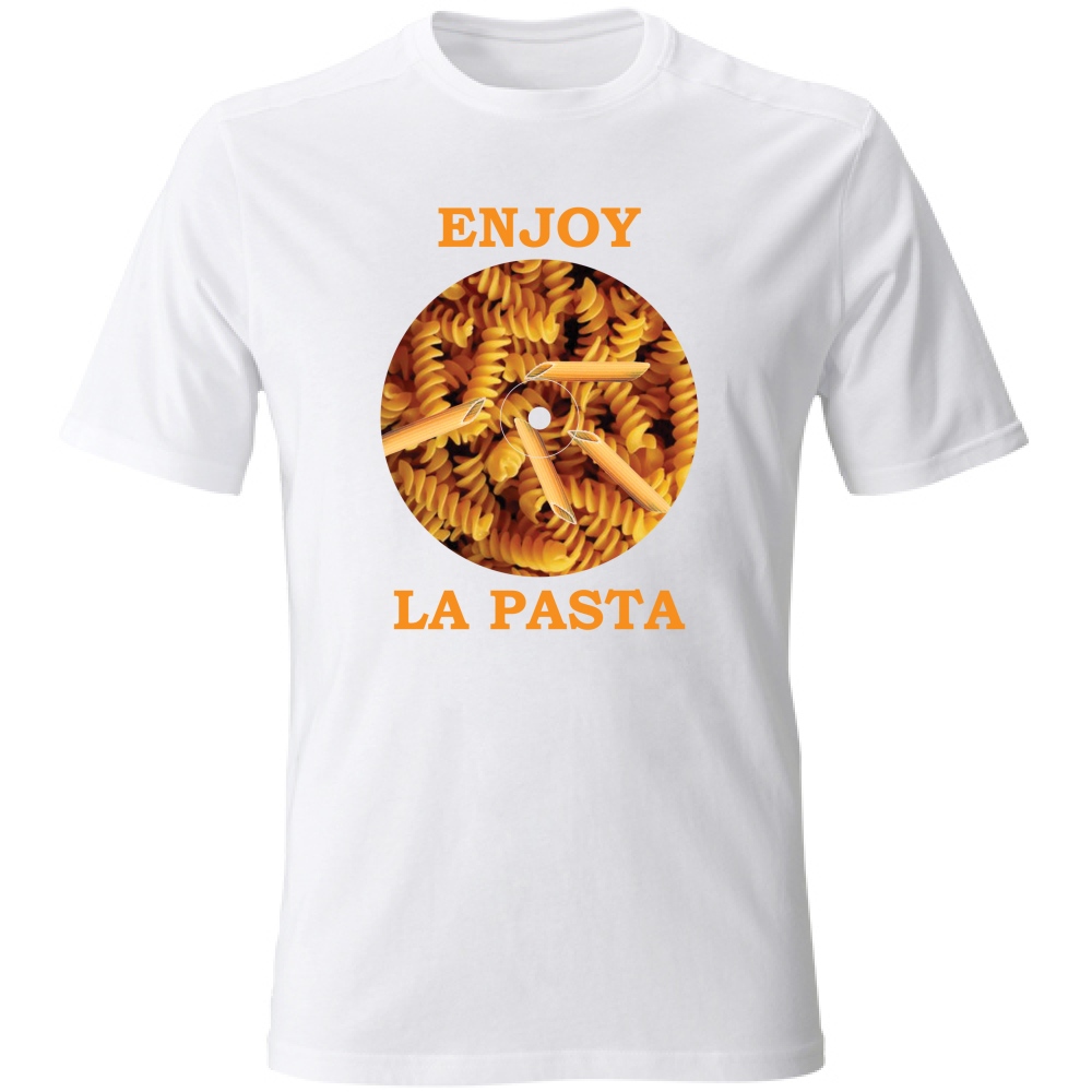 T-Shirt Unisex Large Enjoy La Pasta