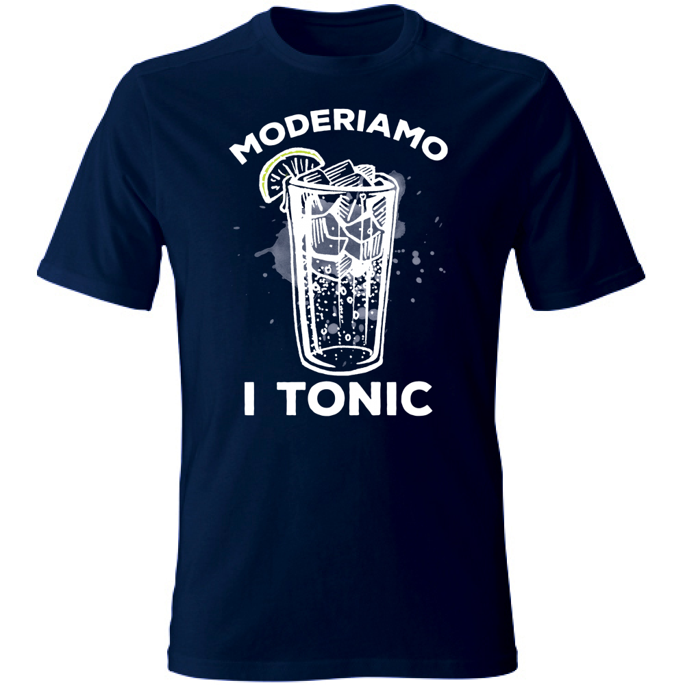 T-Shirt Unisex Large Moderiamo i Tonic