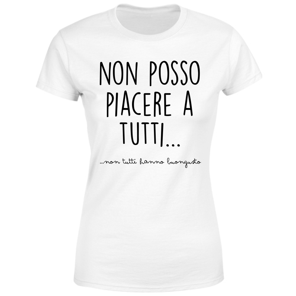 T-Shirt Donna Piacere a tutti - Scritte Divertenti - Chiara